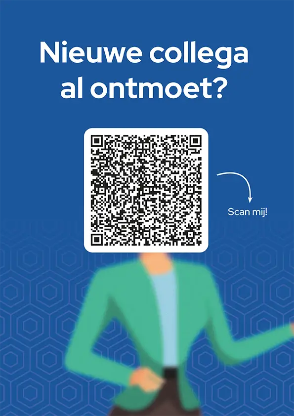 Poster chatbot nieuwe collega